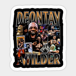 Deontay Wilder Vintage Bootleg Sticker